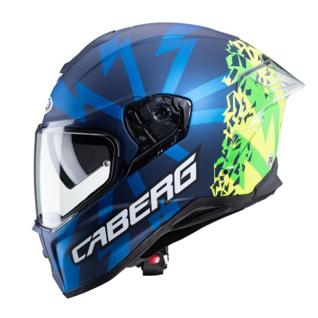 Picture of Caberg Drift Evo Storm Blue/ Yellow/Fluo