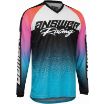 Picture of 2022 Answer Racing Prism Jersey Astana Blue / Hyper Orange