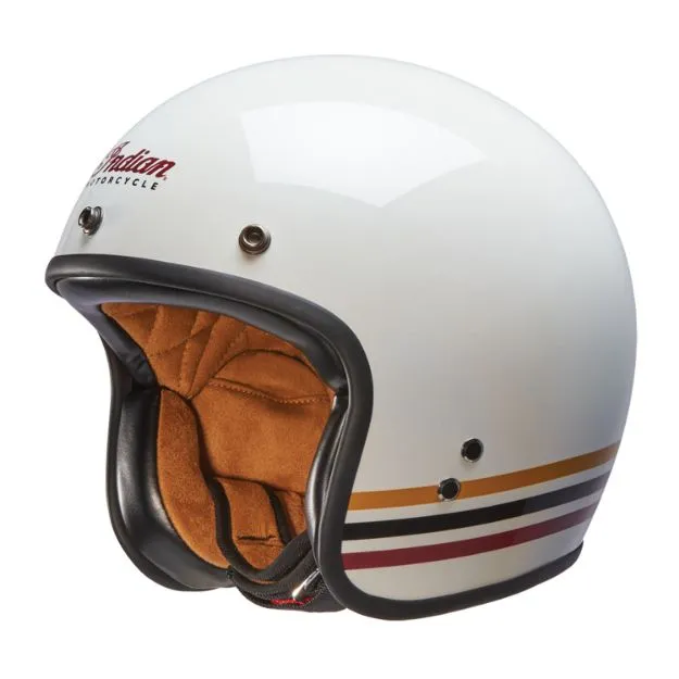 Picture of OPEN FACE RETRO HELMET WITH STRIPES