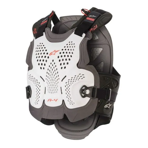 Picture of A-4 MAX CHEST PROTECTOR (WHITE/ANTHRACITE/RED)