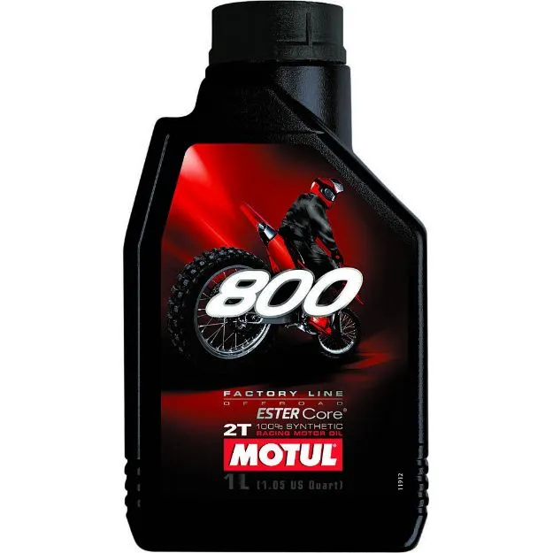 Picture of MOTUL 800 2T Factory Line Off Road Motor Oil 1 Liter