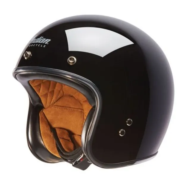 Picture of RETRO OPEN FACE HELMET GLOSSY BLACK