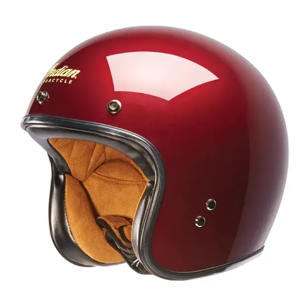 Picture of RETRO OPEN FACE HELMET INDIAN RED