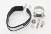 Picture of Black Widow 300mm Tri Oval Stainless Carbon Tip Slip On Silencer - Tenere 700