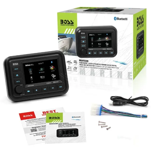 Picture of Boss Audio MGV550B Marine Gauge Receiver