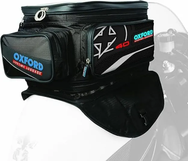 Picture of Oxford X40 Magnetic Tank Bag (40L) – Classic Black
