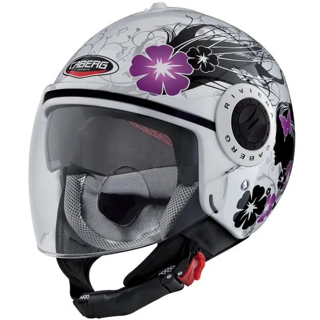 Picture of Caberg Riviera V3 Diva Open Face Helmet – White
