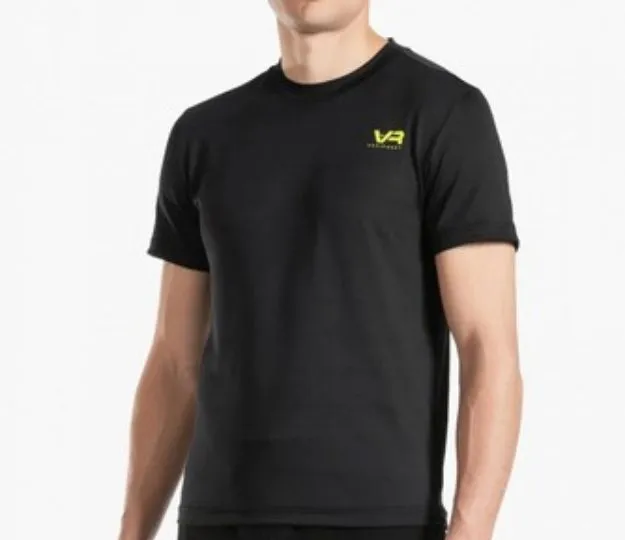 Picture of VR Equipment Unisex Active Second Layer T-Shirt – Black/Fluo Yellow