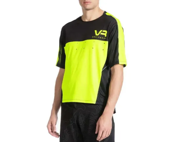 Picture of VR Equipment Unisex Performance MTB T-Shirt – Fluo Yellow / Black