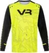 Picture of VR Equipment Unisex Performance MX Racing Jersey – Yellow Topographic