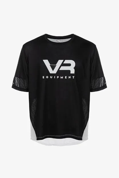 Picture of VR Equipment Unisex Trail MTB Jersey – Matte Black / White